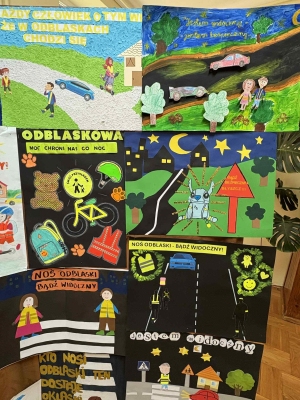 Konkurs plastyczny pn. „Jestem widoczny – jestem bezpieczny”