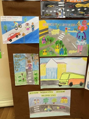 Konkurs plastyczny pn. „Jestem widoczny – jestem bezpieczny”