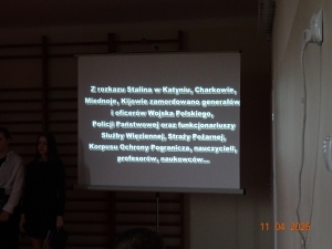 85. Rocznica Zbrodni Katyńskiej-apel