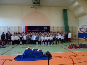 Udział w akcji MEN ,,Szkoła do hymnu''