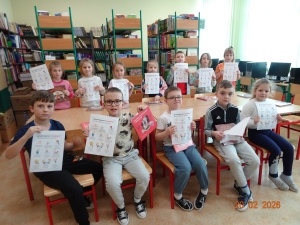 Pierwsza wizyta w szkolnej bibliotece