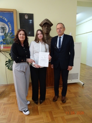 Anna Sobota Finalistką Małopolskiego Konkursu 
Języka Polskiego