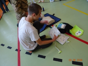 Edukacja z żołnierzami jednostki specjalnej