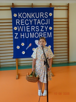  ,,Konkurs Recytacji Wierszy z Humorem''-kl. I-III