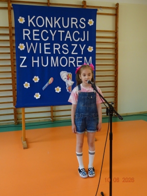  ,,Konkurs Recytacji Wierszy z Humorem''-kl. I-III