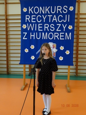  ,,Konkurs Recytacji Wierszy z Humorem''-kl. I-III