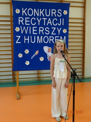  ,,Konkurs Recytacji Wierszy z Humorem''-kl. I-III