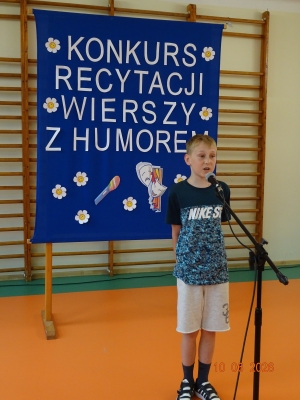  ,,Konkurs Recytacji Wierszy z Humorem''-kl. I-III