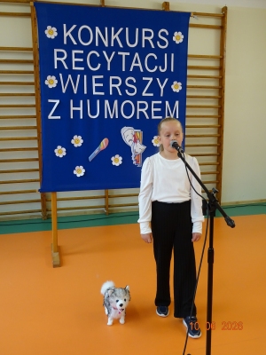  ,,Konkurs Recytacji Wierszy z Humorem''-kl. I-III