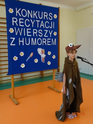  ,,Konkurs Recytacji Wierszy z Humorem''-kl. I-III