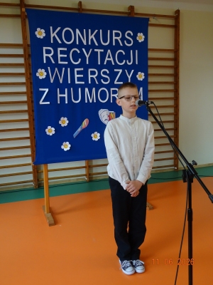  ,,Konkurs Recytacji Wierszy z Humorem''-kl. IV-VIII