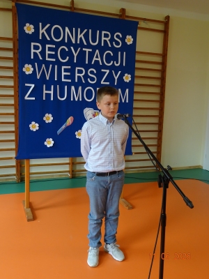  ,,Konkurs Recytacji Wierszy z Humorem''-kl. IV-VIII