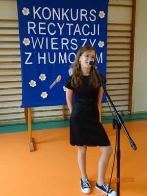  ,,Konkurs Recytacji Wierszy z Humorem''-kl. IV-VIII