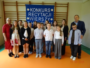  ,,Konkurs Recytacji Wierszy z Humorem''-kl. IV-VIII