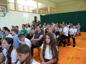 Uroczystość zakończenia Roku Szkolnego 2025-2026
