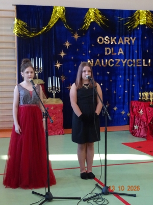,,Oskary dla Nauczycieli''-poranek z okazji Dnia Edukacji Narodowej