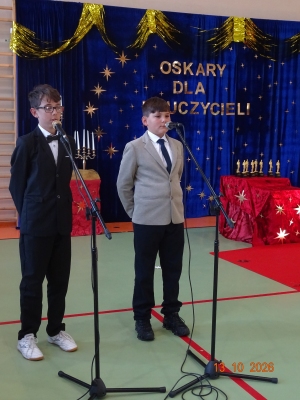 ,,Oskary dla Nauczycieli''-poranek z okazji Dnia Edukacji Narodowej