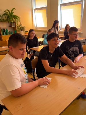Spotkanie z Panią dietetyk w kl. VIII