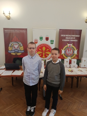 Turniej Wiedzy Pożarniczej „Młodzież zapobiega pożarom”