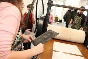 Warsztaty w Pracowni Wklęsłodruku ASP w Krakowie