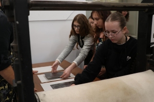 Warsztaty w Pracowni Wklęsłodruku ASP w Krakowie