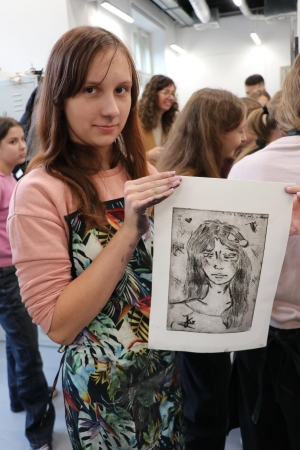 Warsztaty w Pracowni Wklęsłodruku ASP w Krakowie