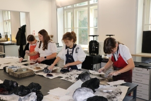 Warsztaty w Pracowni Wklęsłodruku ASP w Krakowie