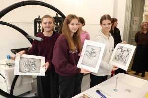 Warsztaty w Pracowni Wklęsłodruku ASP w Krakowie