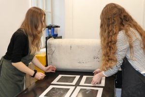 Warsztaty w Pracowni Wklęsłodruku ASP w Krakowie