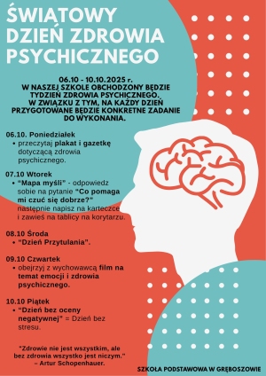 ,,Tydzień  zdrowia psychicznego"