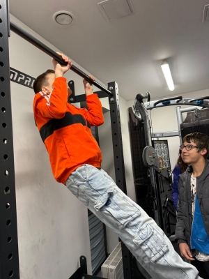 Uczniowie klasy VII i VIII 
w Straży Pożarnej