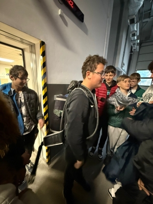 Uczniowie klasy VII i VIII 
w Straży Pożarnej