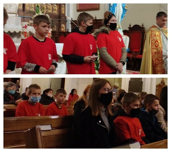 Nowi wolontariusze Szkolnego Koła Caritas