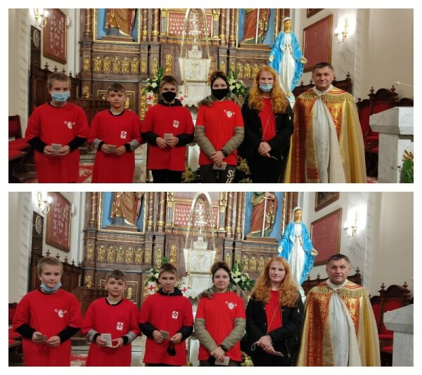 Nowi wolontariusze Szkolnego Koła Caritas