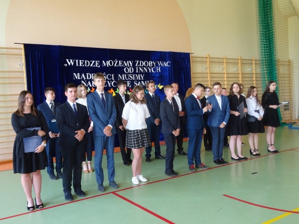 Uroczystość zakończenia roku szkolnego  